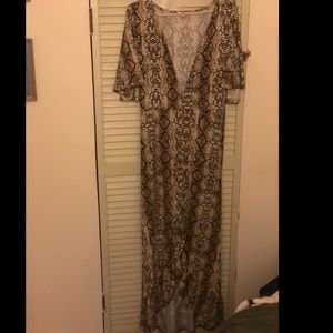 STUNNING snake skin dress